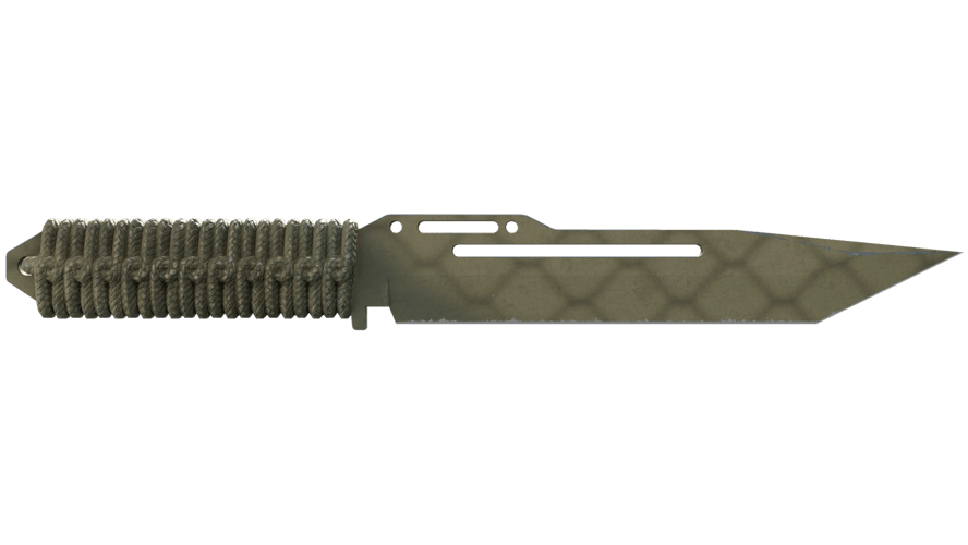 ★ Paracord Knife | Safari Mesh (Field-Tested)