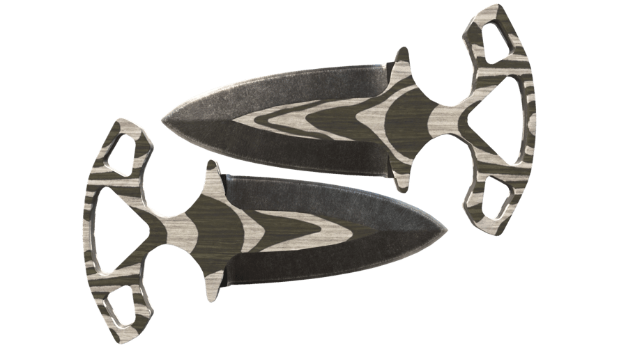 ★ Shadow Daggers | Black Laminate (Well-Worn)
