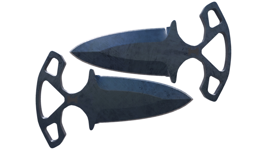 ★ Shadow Daggers | Blue Steel (Field-Tested)