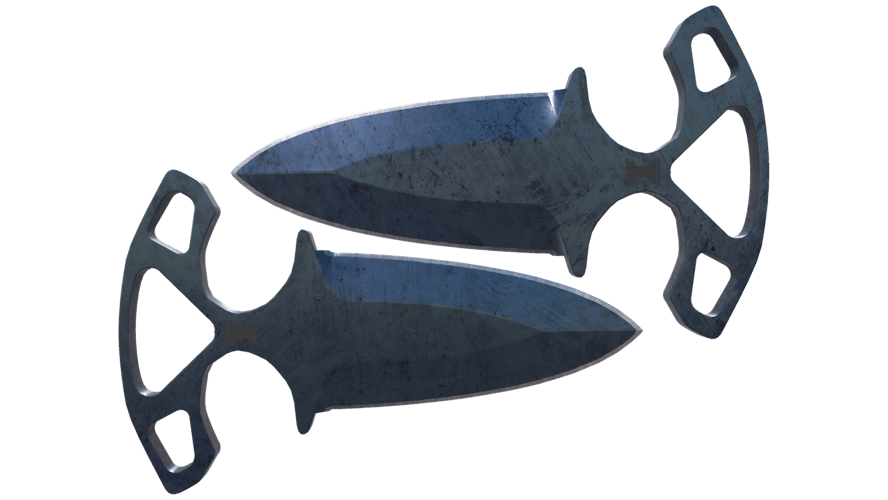 ★ Shadow Daggers | Blue Steel (Minimal Wear)