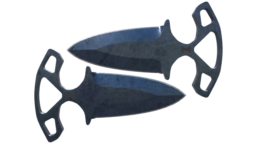 ★ Shadow Daggers | Blue Steel (Minimal Wear)