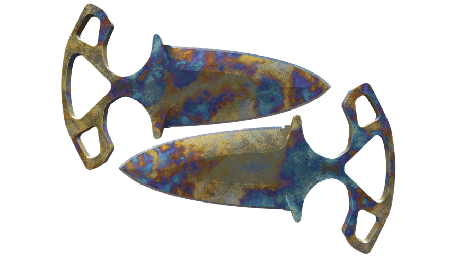 ★ Shadow Daggers | Case Hardened (Battle-Scarred)