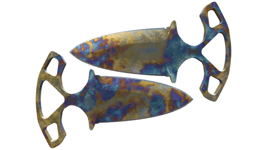 ★ Shadow Daggers | Case Hardened (Battle-Scarred)