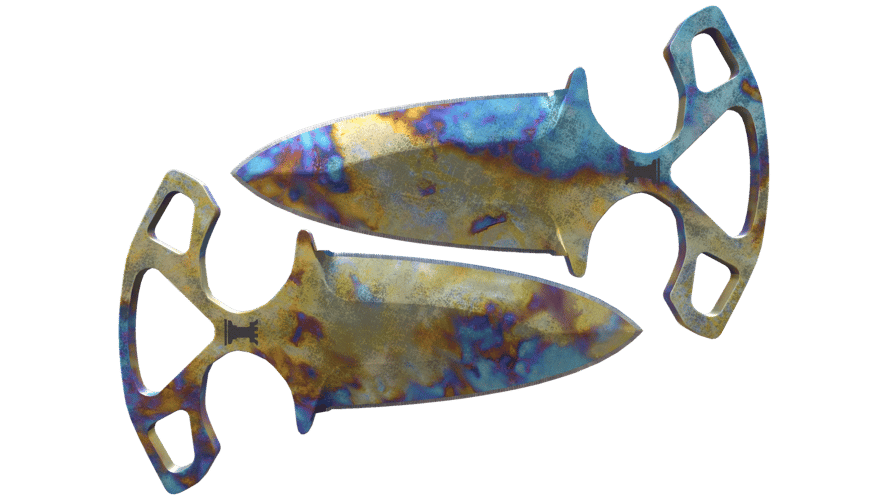 ★ Shadow Daggers | Case Hardened (Battle-Scarred)