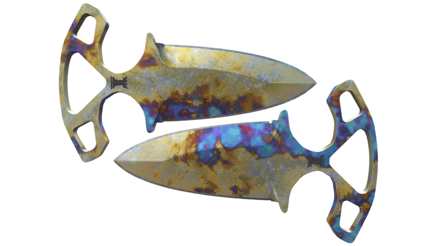 ★ Shadow Daggers | Case Hardened (Battle-Scarred)