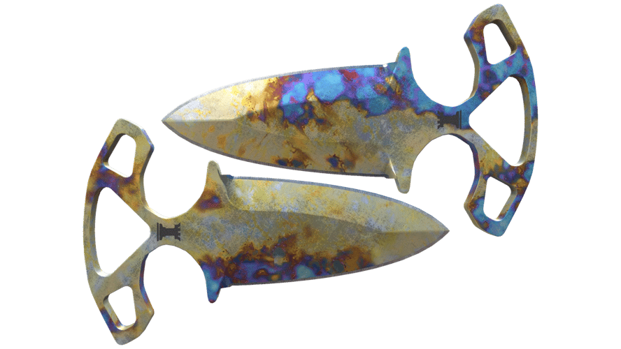 ★ Shadow Daggers | Case Hardened (Battle-Scarred)