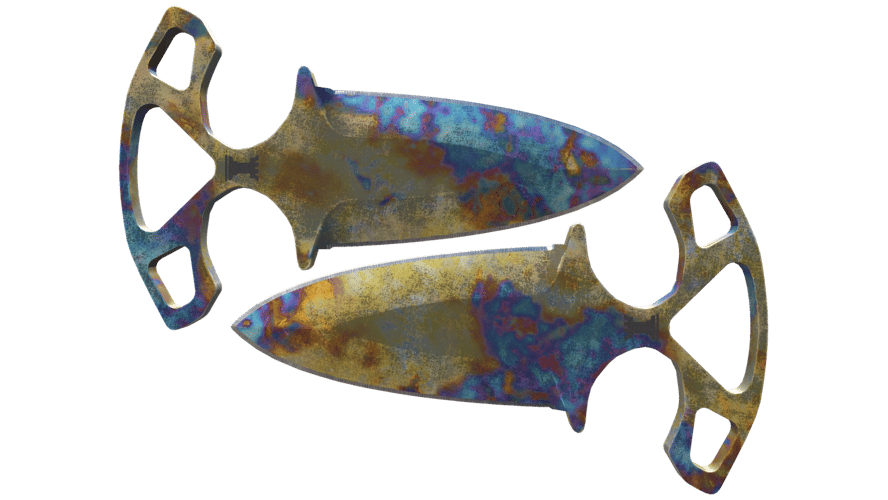 ★ Shadow Daggers | Case Hardened (Battle-Scarred)
