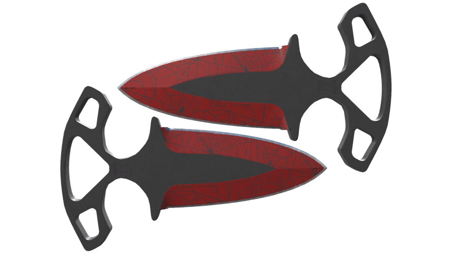 ★ Shadow Daggers | Crimson Web (Field-Tested)
