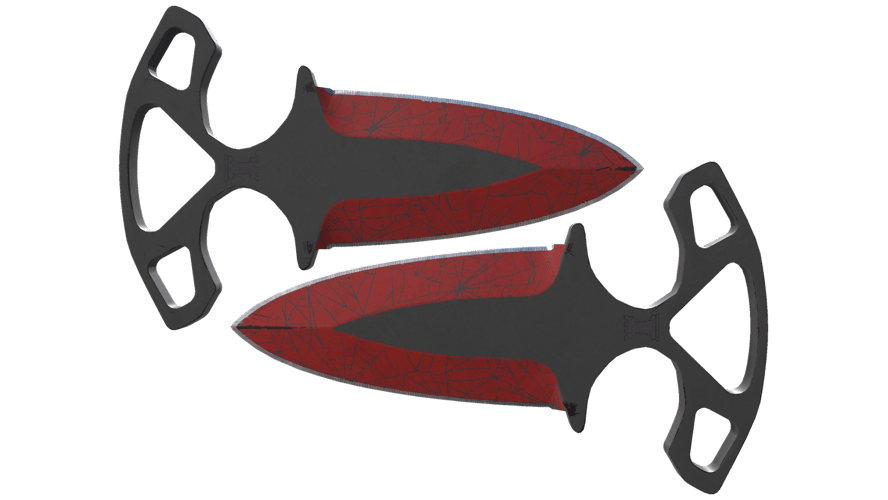 ★ Shadow Daggers | Crimson Web (Field-Tested)