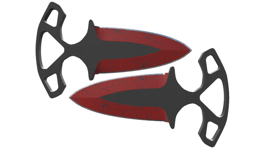 ★ Shadow Daggers | Crimson Web (Minimal Wear)