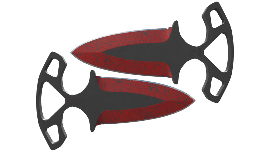 ★ Shadow Daggers | Crimson Web (Minimal Wear)
