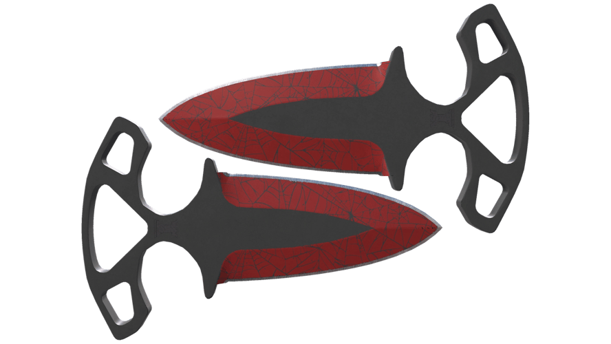 ★ Shadow Daggers | Crimson Web (Minimal Wear)