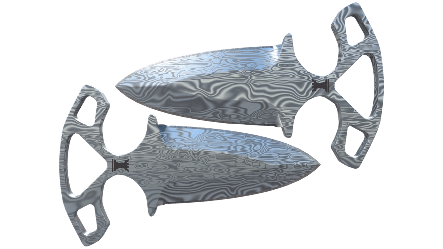 ★ Shadow Daggers | Damascus Steel (Factory New)