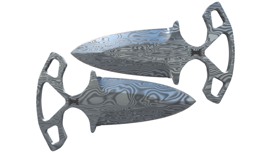 ★ Shadow Daggers | Damascus Steel (Field-Tested)