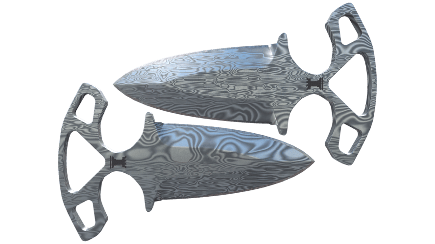 ★ Shadow Daggers | Damascus Steel (Minimal Wear)