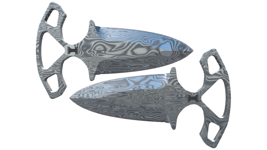 ★ Shadow Daggers | Damascus Steel (Minimal Wear)