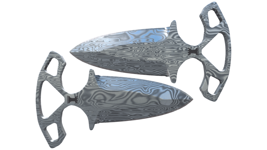 ★ Shadow Daggers | Damascus Steel (Minimal Wear)