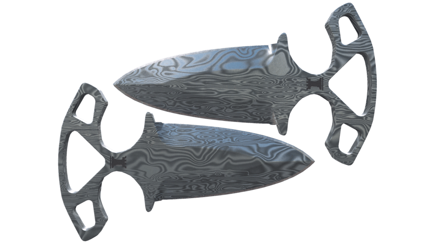 ★ Shadow Daggers | Damascus Steel (Well-Worn)