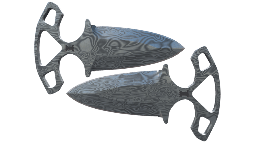 ★ Shadow Daggers | Damascus Steel (Well-Worn)