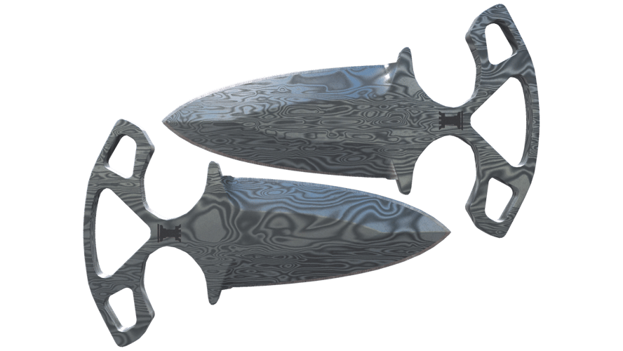 ★ Shadow Daggers | Damascus Steel (Well-Worn)