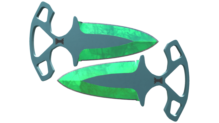 ★ Shadow Daggers | Gamma Doppler Emerald (Factory New)