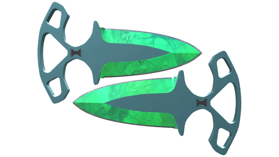 ★ Shadow Daggers | Gamma Doppler Emerald (Factory New)