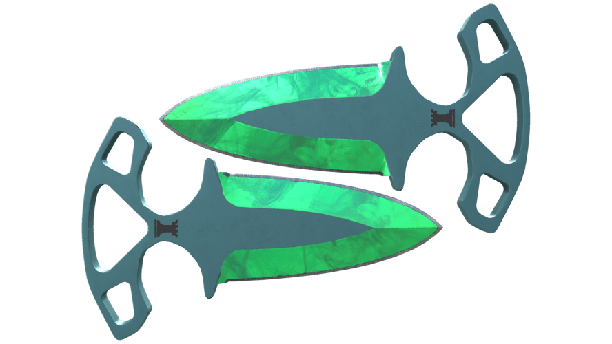 ★ Shadow Daggers | Gamma Doppler Emerald (Minimal Wear)