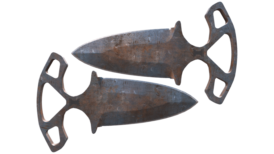 ★ Shadow Daggers | Rust Coat (Well-Worn)