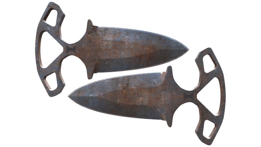 ★ Shadow Daggers | Rust Coat (Well-Worn)