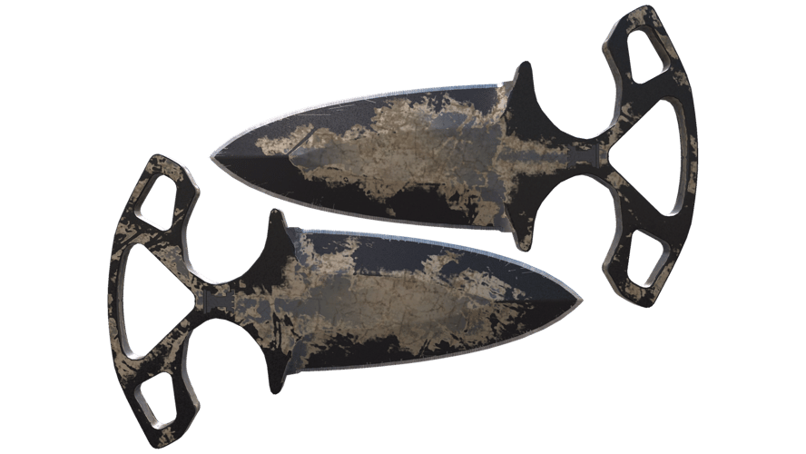 ★ Shadow Daggers | Scorched (Battle-Scarred)