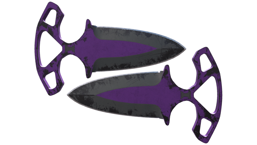 ★ Shadow Daggers | Ultraviolet (Battle-Scarred)
