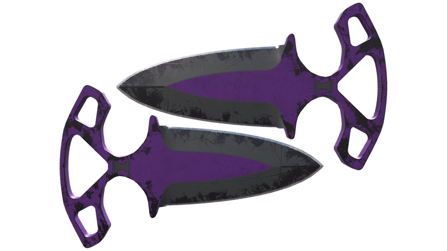 ★ Shadow Daggers | Ultraviolet (Battle-Scarred)