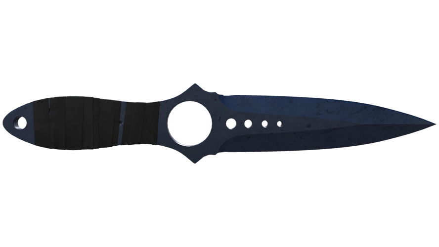 ★ Skeleton Knife | Blue Steel (Battle-Scarred)