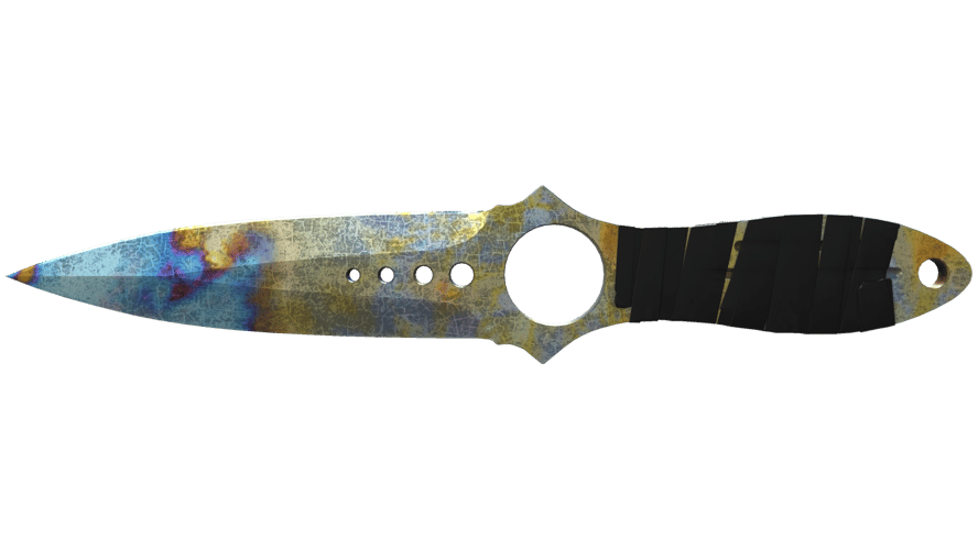 ★ Skeleton Knife | Case Hardened (Well-Worn)