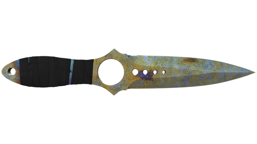 ★ Skeleton Knife | Case Hardened (Well-Worn)