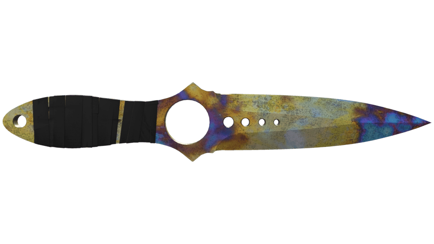★ Skeleton Knife | Case Hardened (Well-Worn)