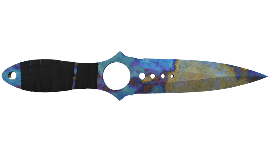 ★ Skeleton Knife | Case Hardened (Well-Worn)