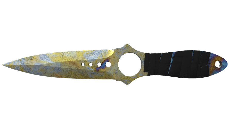 ★ Skeleton Knife | Case Hardened (Well-Worn)