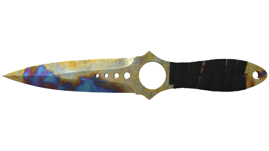 ★ Skeleton Knife | Case Hardened (Well-Worn)