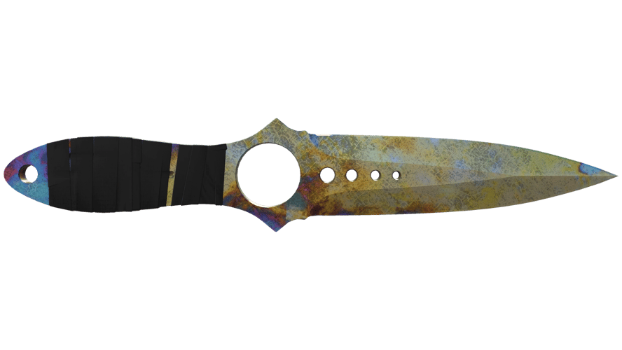 ★ Skeleton Knife | Case Hardened (Well-Worn)