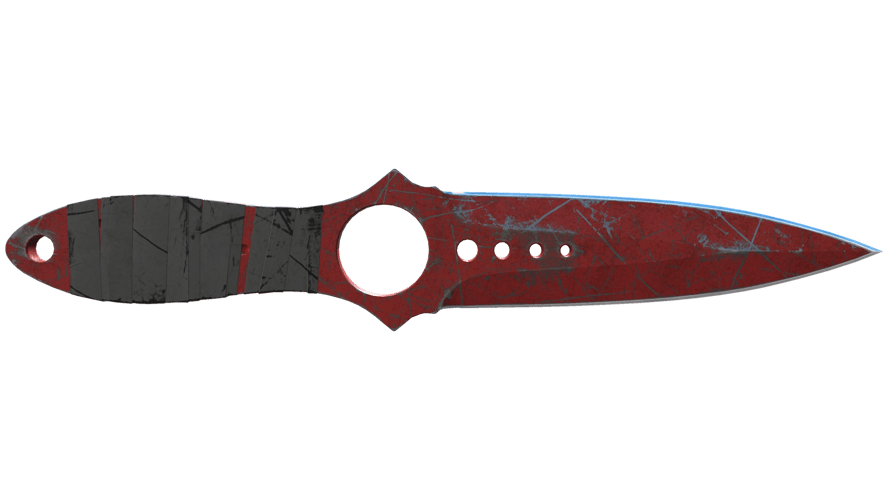 ★ Skeleton Knife | Crimson Web (Battle-Scarred)