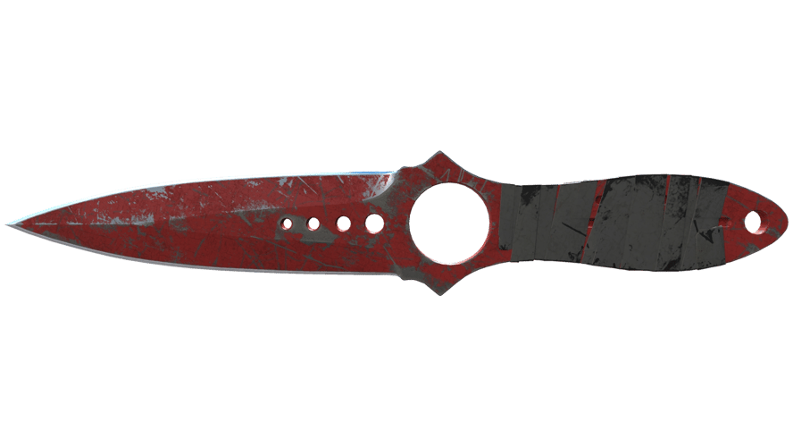 ★ Skeleton Knife | Crimson Web (Battle-Scarred)