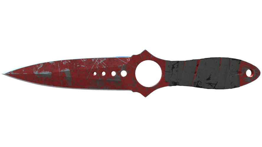 ★ Skeleton Knife | Crimson Web (Battle-Scarred)