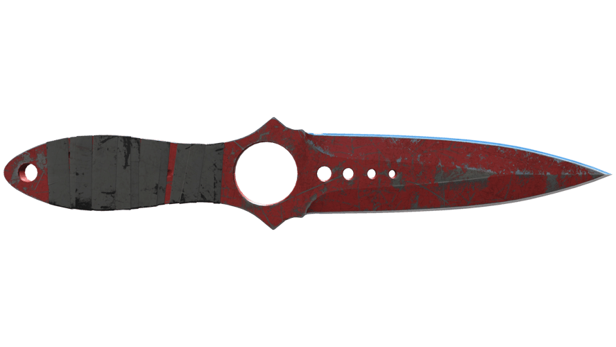 ★ Skeleton Knife | Crimson Web (Battle-Scarred)
