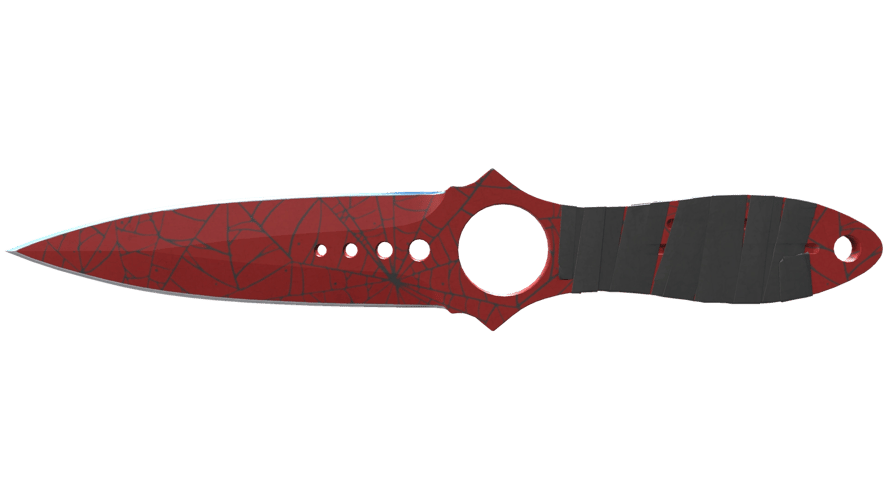 ★ Skeleton Knife | Crimson Web (Minimal Wear)