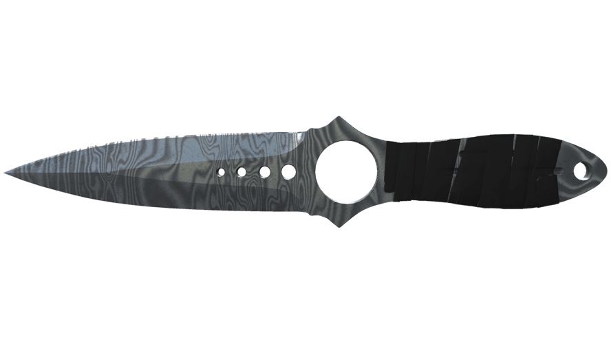 ★ Skeleton Knife | Damascus Steel (Battle-Scarred)