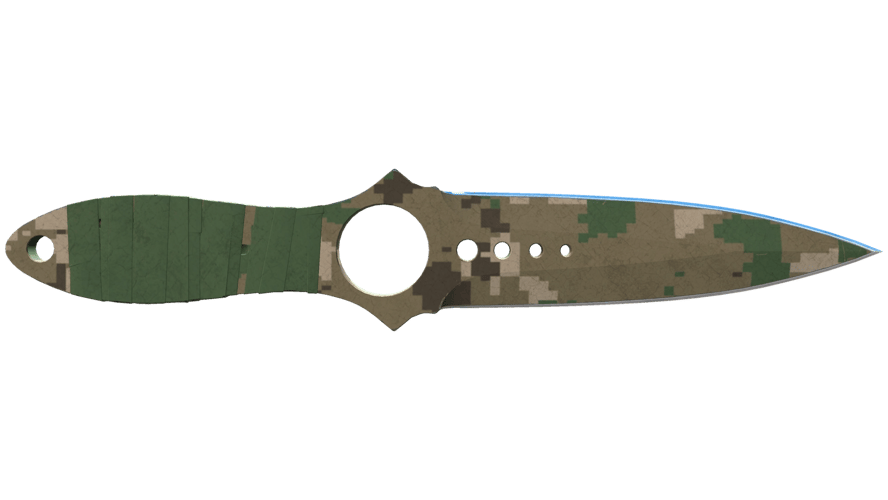 ★ Skeleton Knife | Forest DDPAT (Well-Worn)