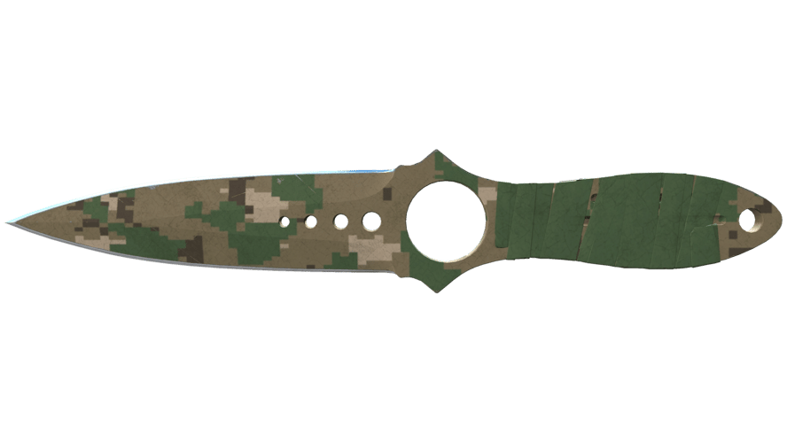 ★ Skeleton Knife | Forest DDPAT (Well-Worn)