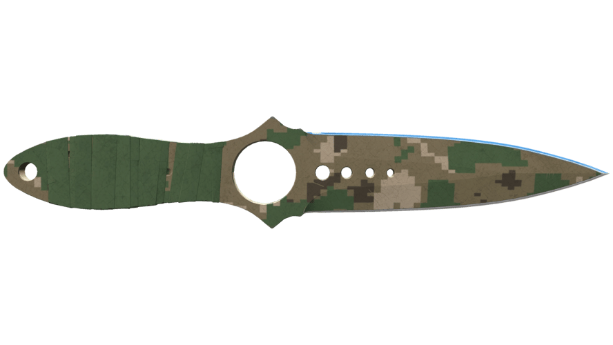 ★ Skeleton Knife | Forest DDPAT (Well-Worn)