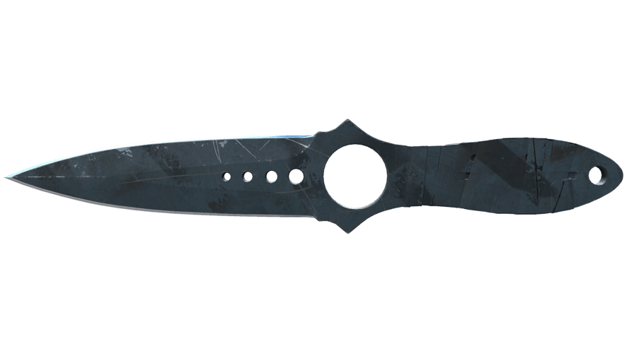 ★ Skeleton Knife | Night Stripe (Battle-Scarred)